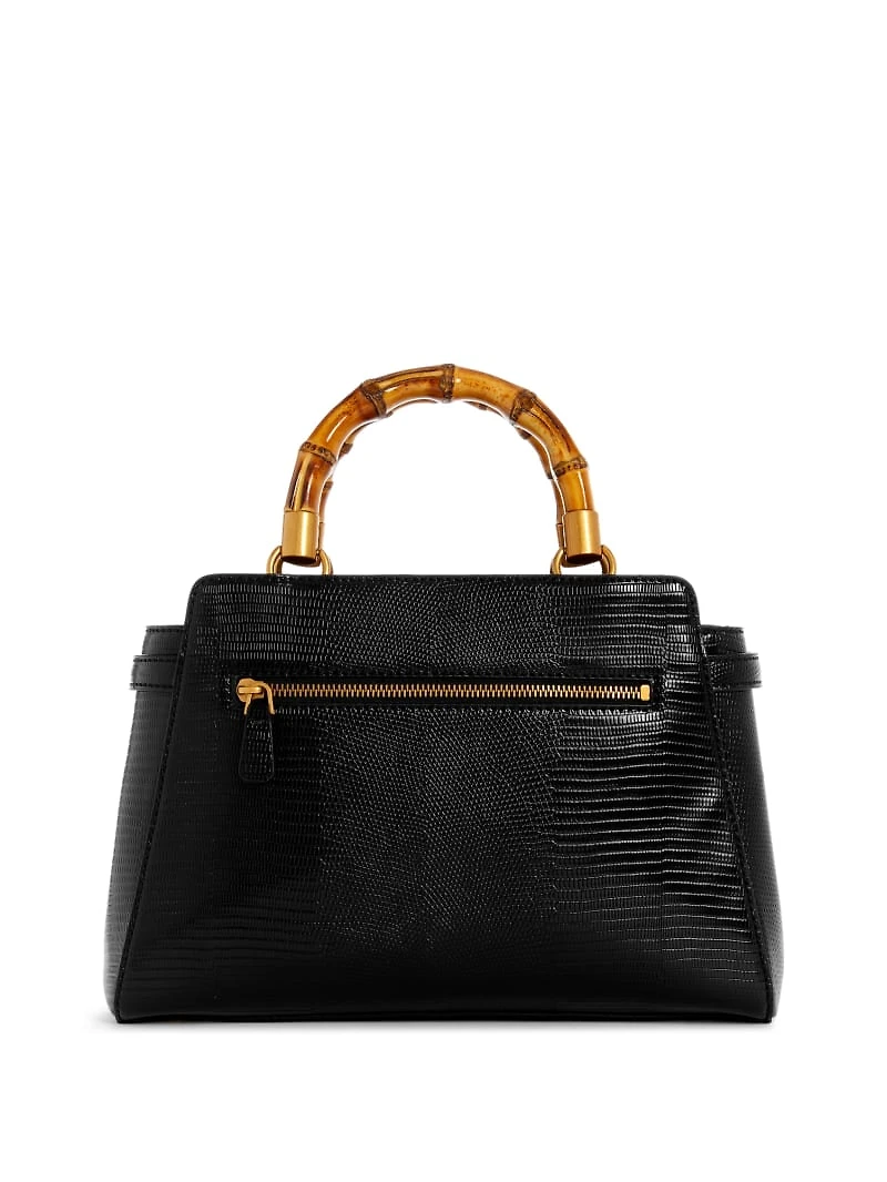 Sibel Bamboo Handle Satchel