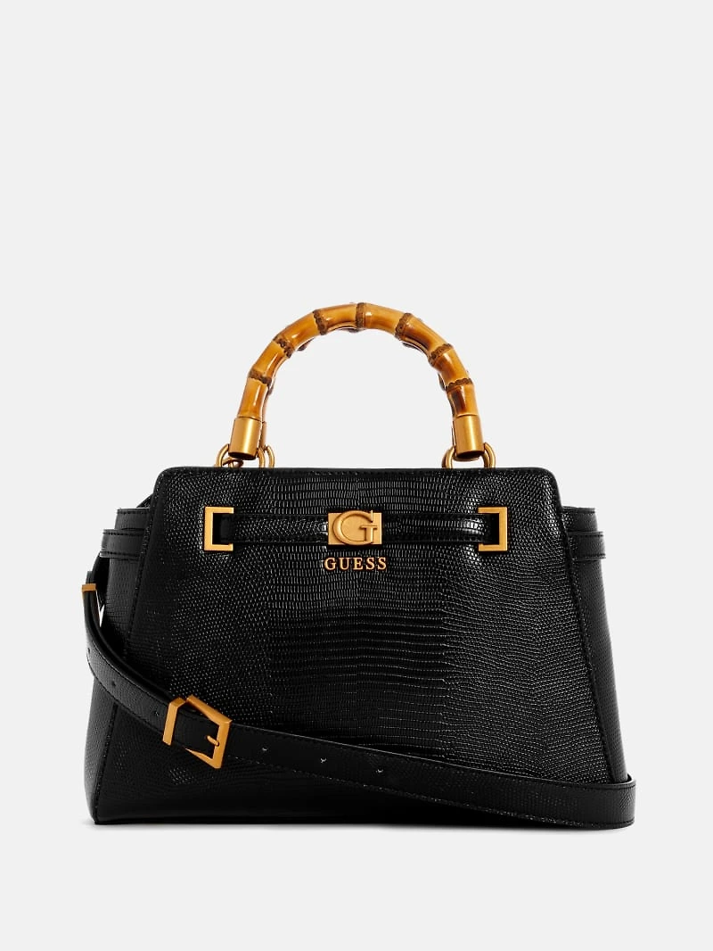 Sibel Bamboo Handle Satchel