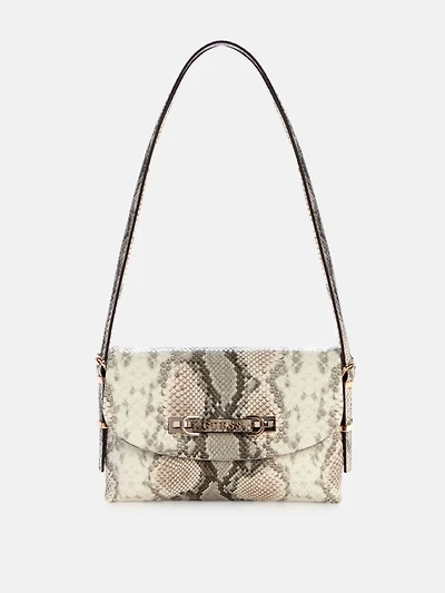 Lefia Snakeskin  Shoulder Bag