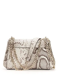 Melinda Python Mini Convertible Crossbody