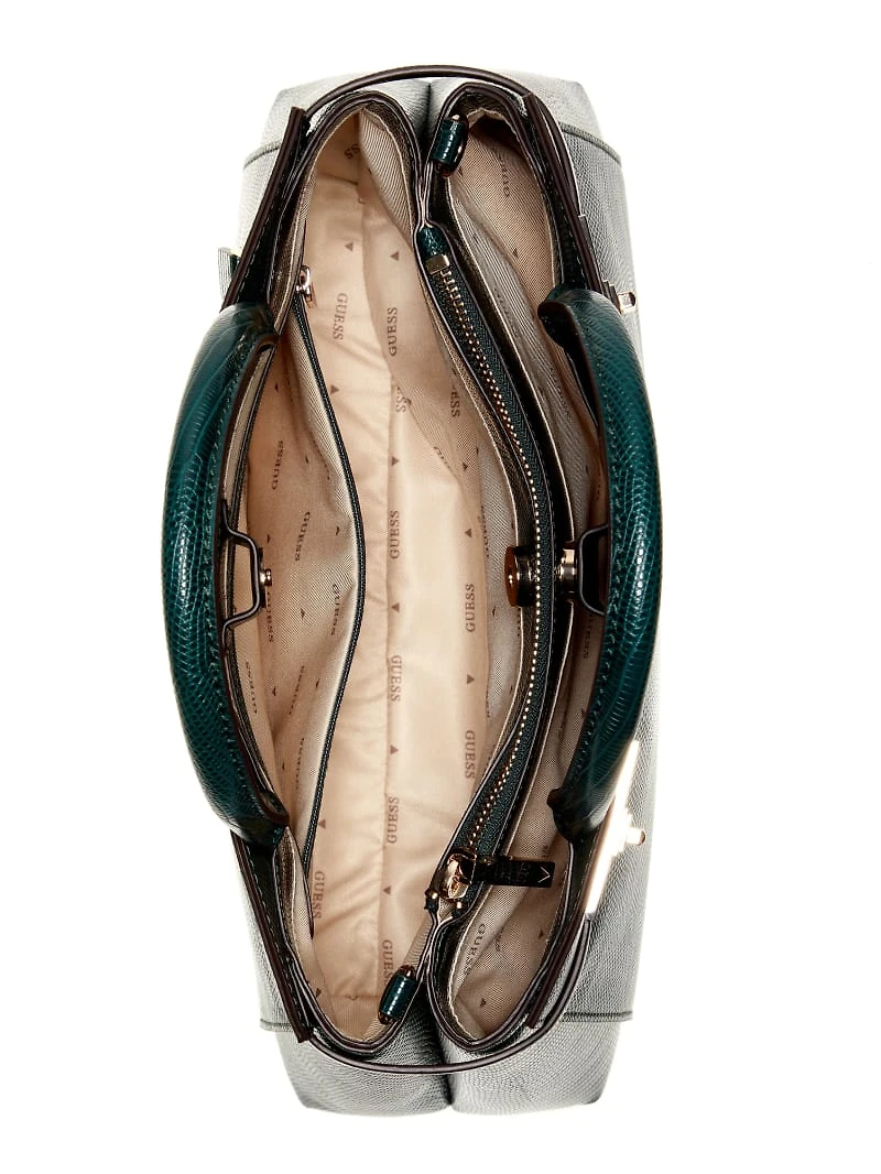 Melinda python-print handbag