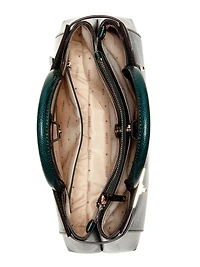 Melinda python-print handbag