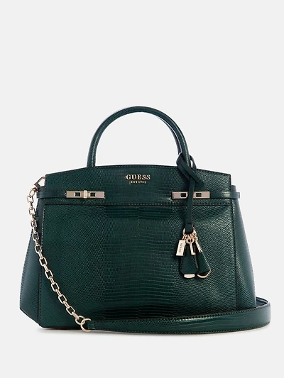 Melinda python-print handbag