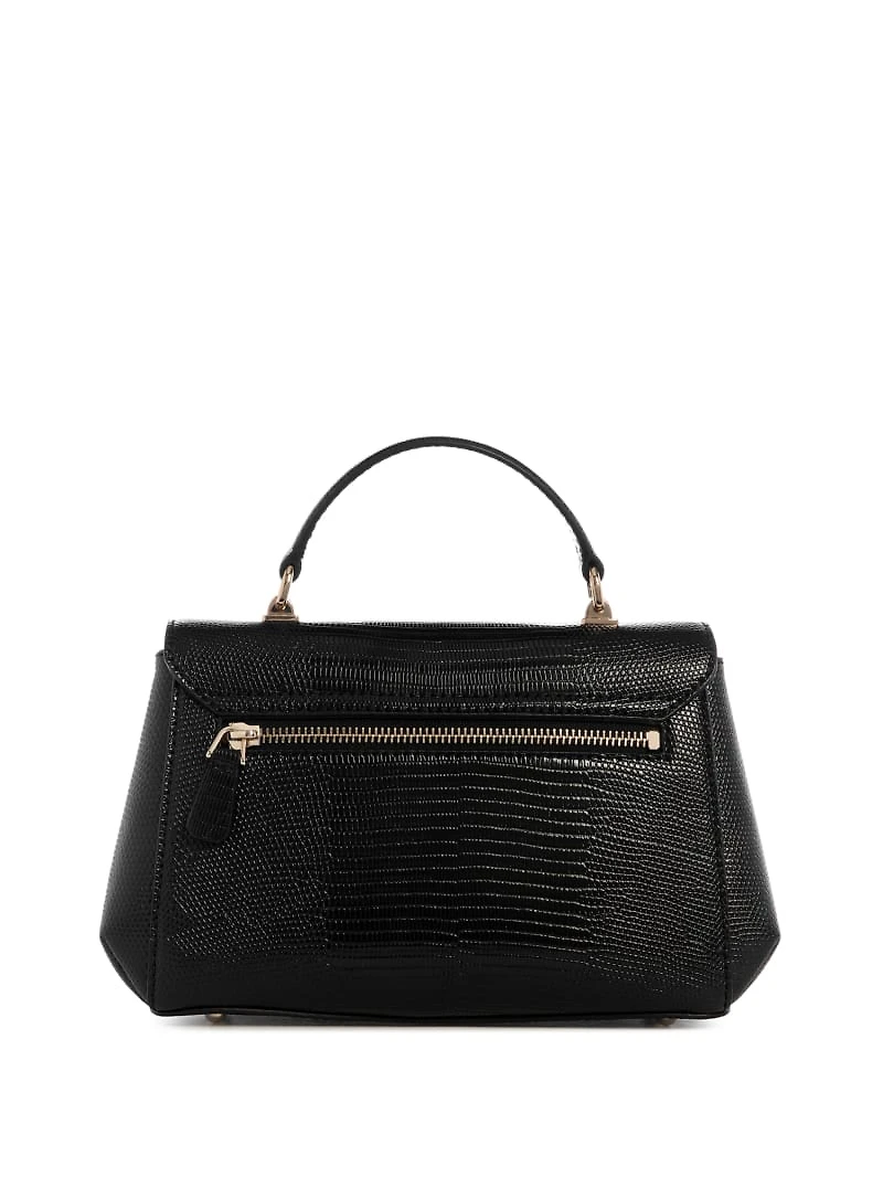 Melinda Lizard Top-Handle Bag