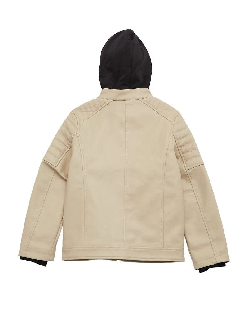 Macer Hooded Moto Jacket (7-16)