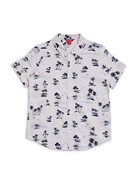 Donny Printed Palm Shirt (7-16)