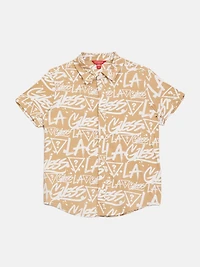 Lush Printed Short-Sleeve Shirt (7-16)