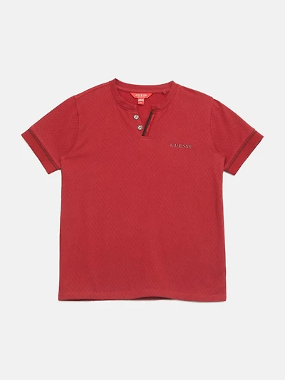 Eco Ricardo Henley Tee (7-16)