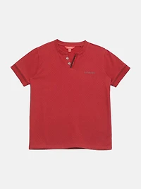 Eco Ricardo Henley Tee (7-16)