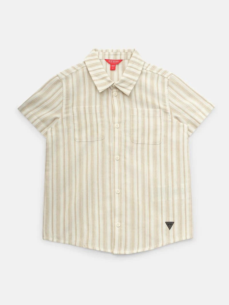 Major Stripe Woven Top (7-16