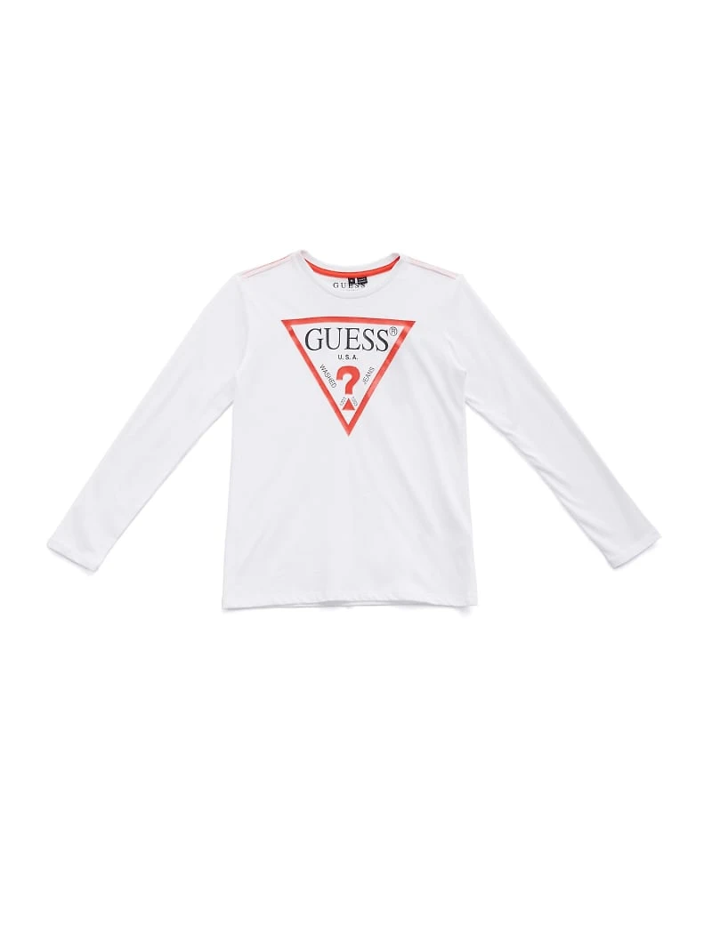 GUESS Kids Long-Sleeve Logo Tee (7