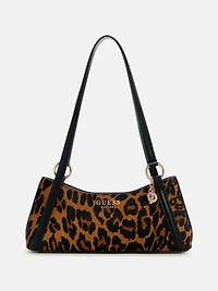 Domitilla Leopard Shoulder Bag