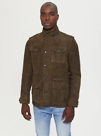 Suede Utility Jacket