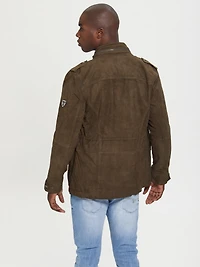 Suede Utility Jacket