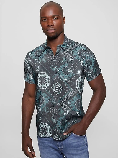 Eco Sandwash Shashiko Shirt