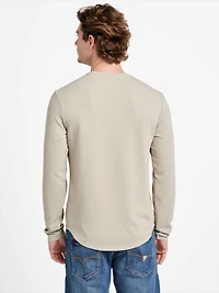 Textured Long-Sleeve Tee