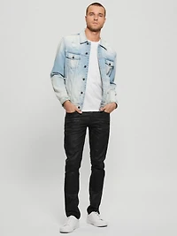 Finnley Coated Slim-Fit Tapered Jeans