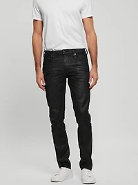 Finnley Coated Slim-Fit Tapered Jeans