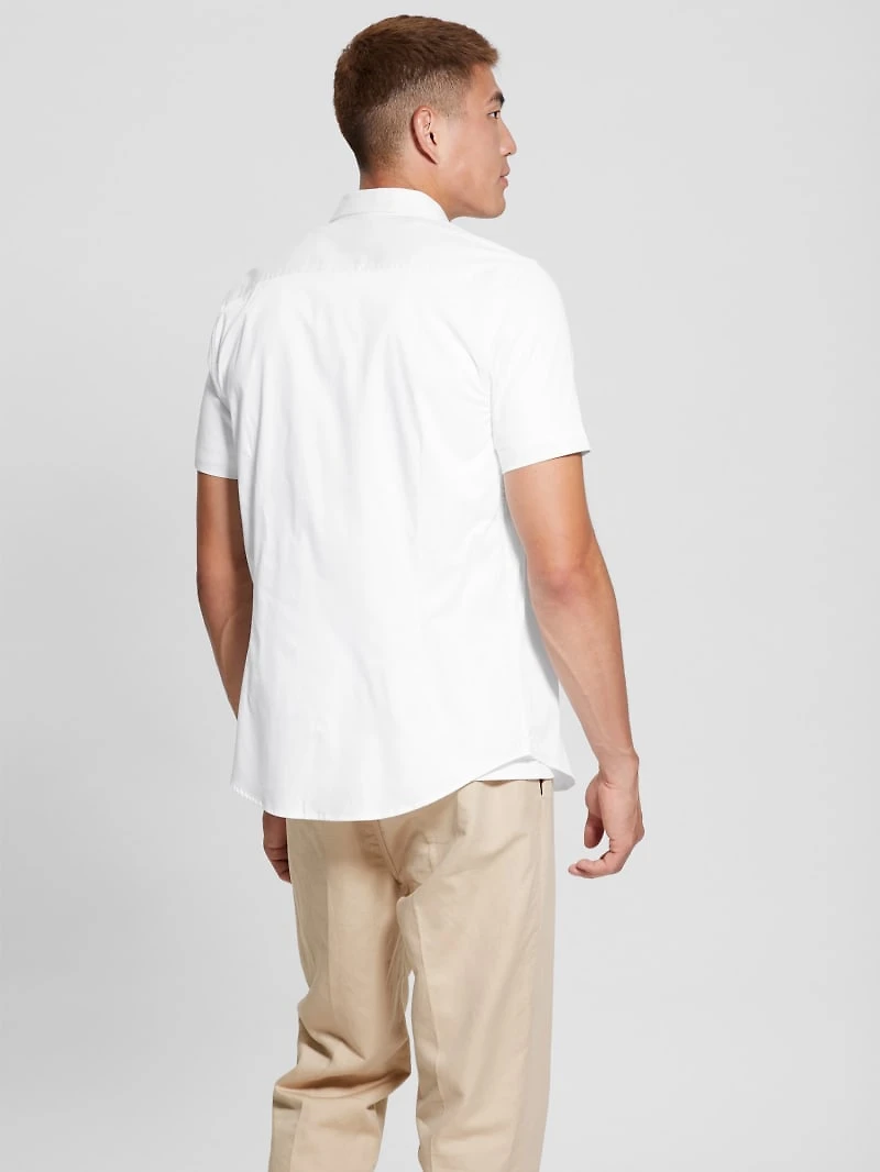 Luxe Stretch Short-Sleeve Shirt