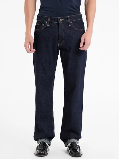 Selvedge Denim Straight Jeans
