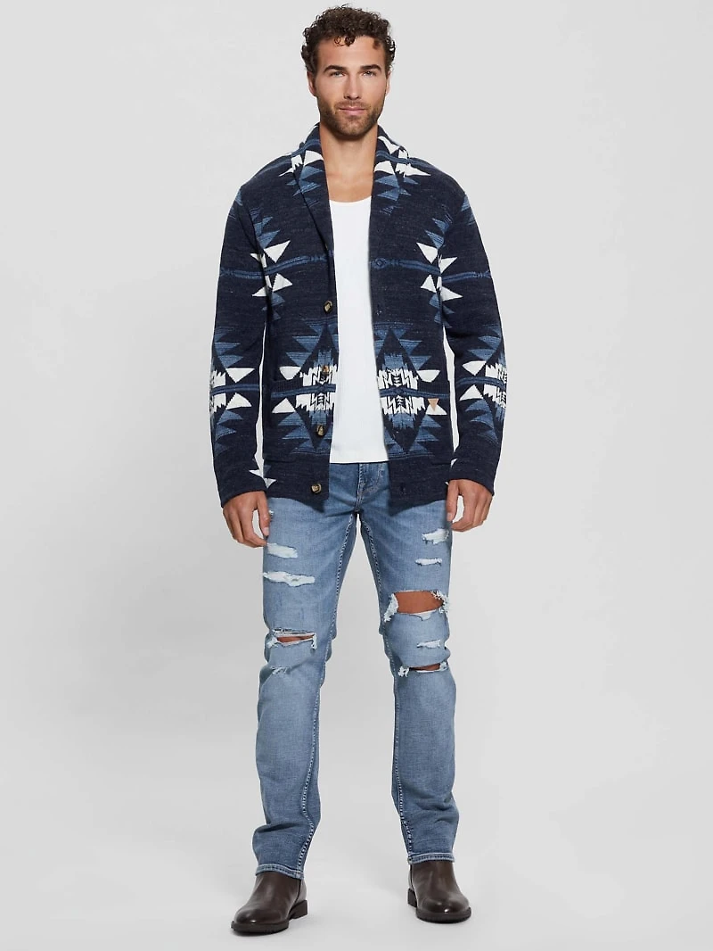 Eco Mateo Destroyed Straight Jeans