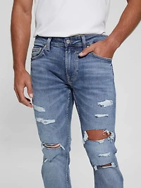 Eco Mateo Destroyed Straight Jeans