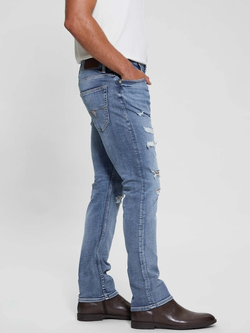 Eco Mateo Destroyed Straight Jeans
