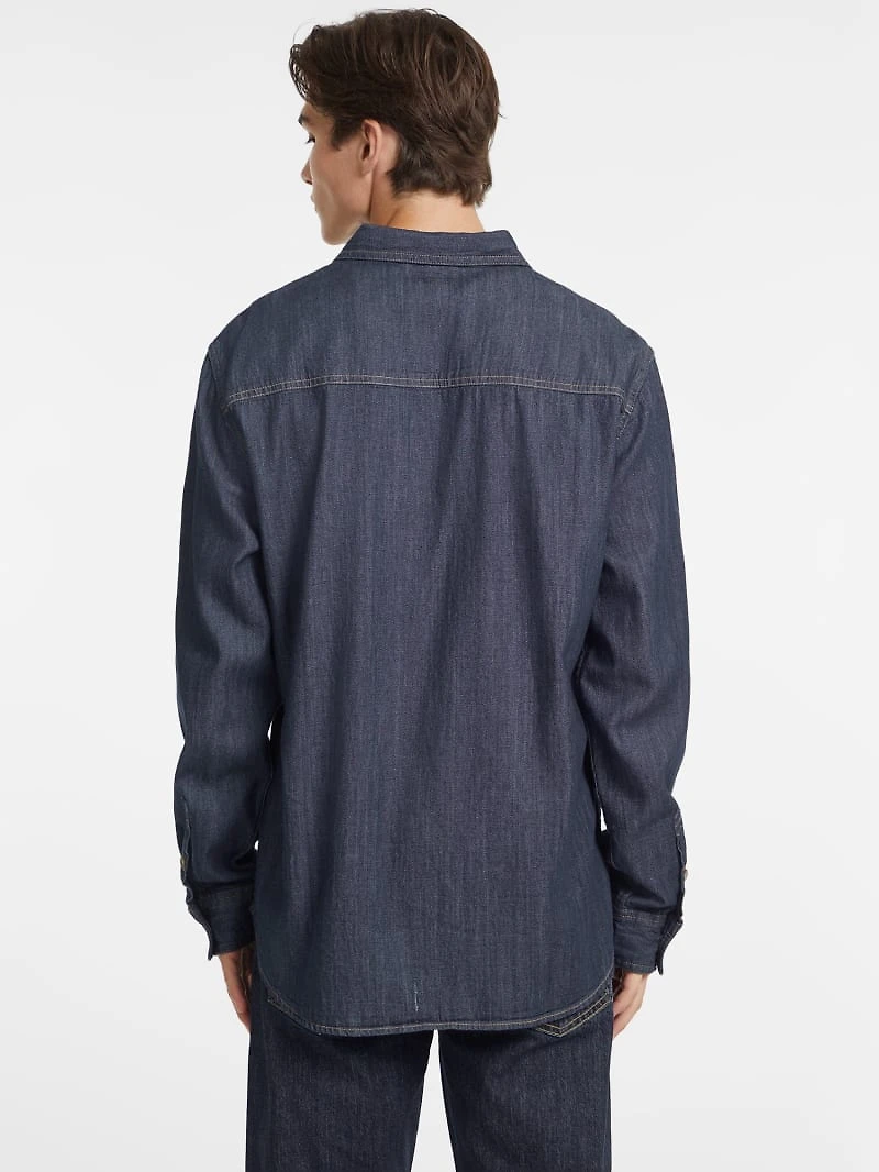 Classic Long-Sleeve Denim Shirt