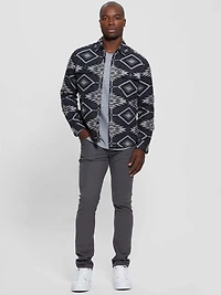 Southwest Motif Jacquard Shirt
