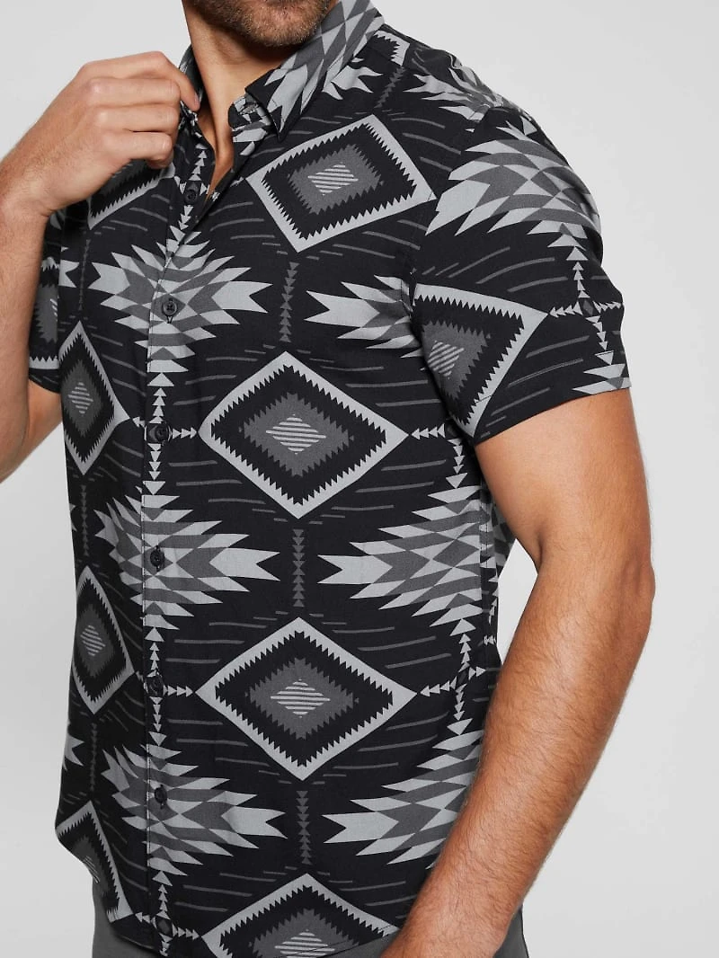 Eco Rayon Southwest Motif Shirt