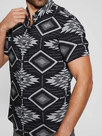 Eco Rayon Southwest Motif Shirt