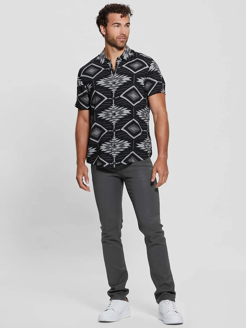 Eco Rayon Southwest Motif Shirt