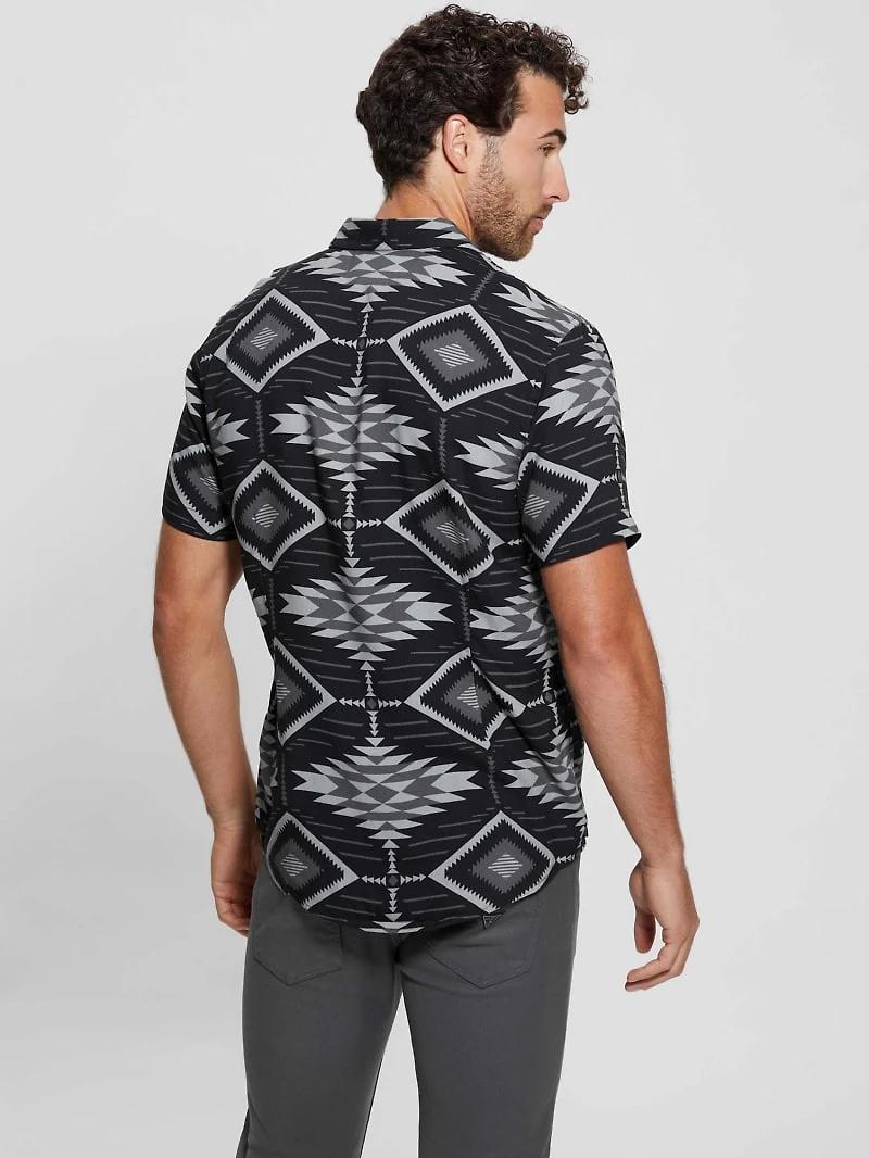 Eco Rayon Southwest Motif Shirt