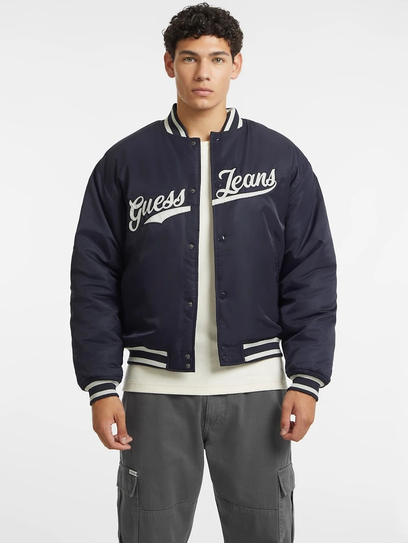 Script Patch Varsity Jacket