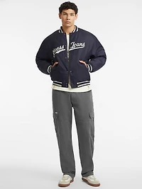 Script Patch Varsity Jacket