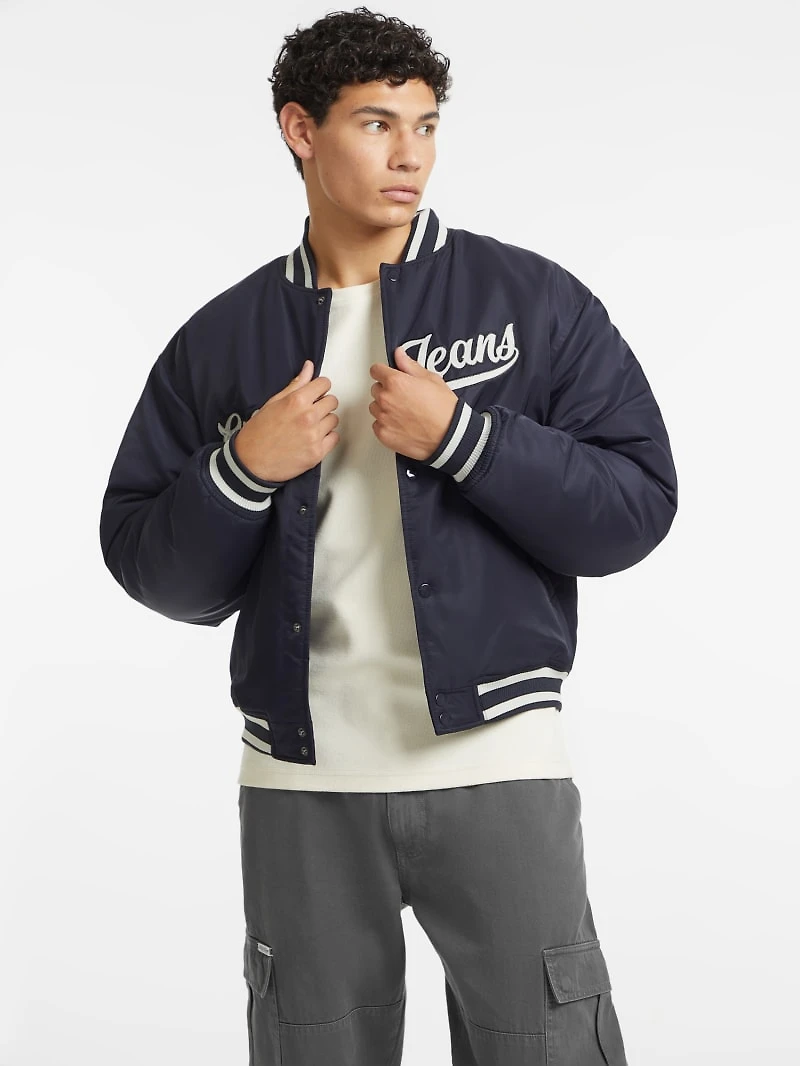 Script Patch Varsity Jacket