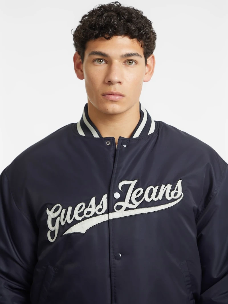 Script Patch Varsity Jacket