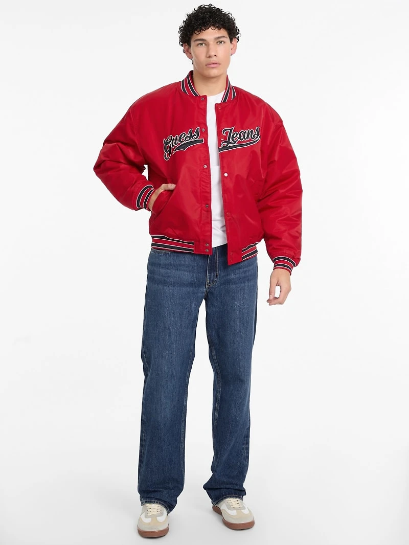 Script Patch Varsity Jacket