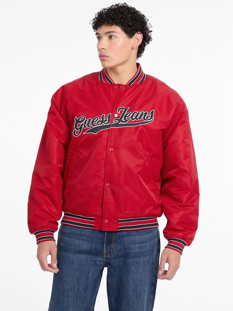 Script Patch Varsity Jacket