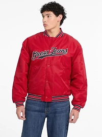 Script Patch Varsity Jacket
