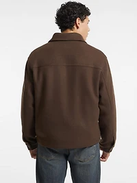 Woven Faux-Wool Jacket