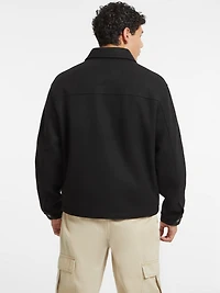Woven Faux-Wool Jacket