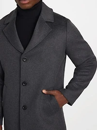 Eco Wool-Blend Fitted Coat