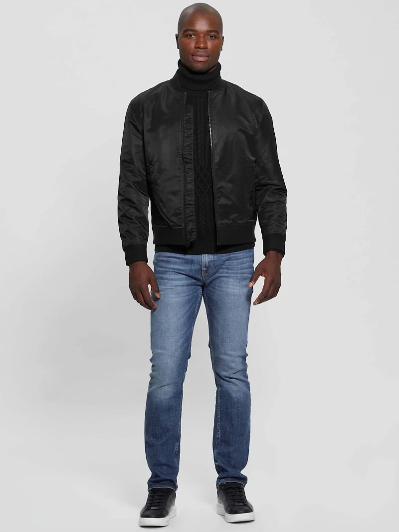 Ace Satin Flight Jacket
