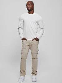 Textured Knit Long-Sleeve Top