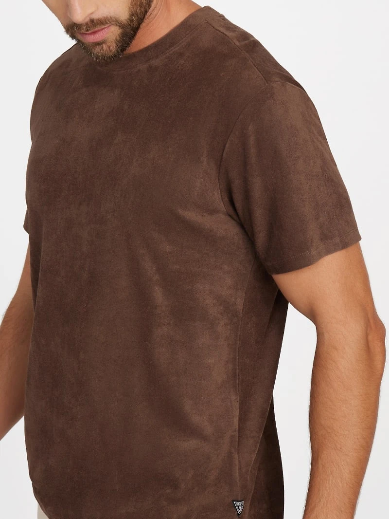 Garrett Faux-Suede Tee