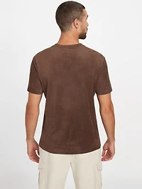 Garrett Faux-Suede Tee