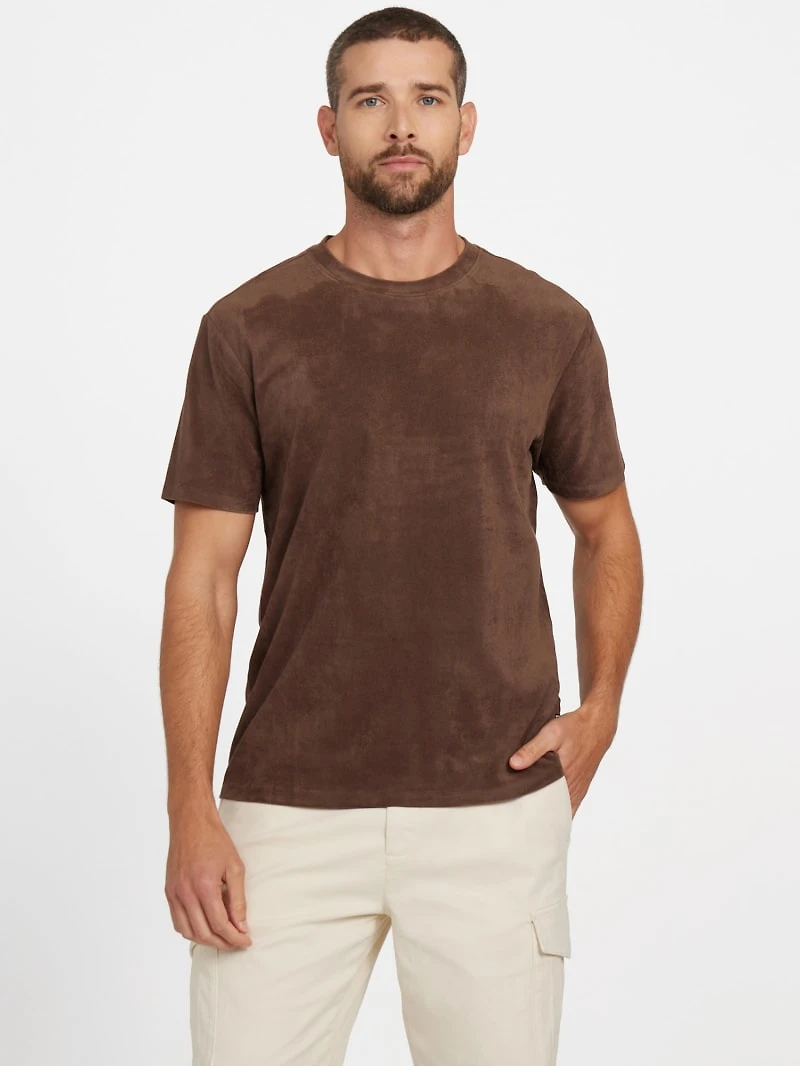 Garrett Faux-Suede Tee