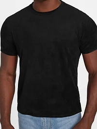 Garrett Faux-Suede Tee