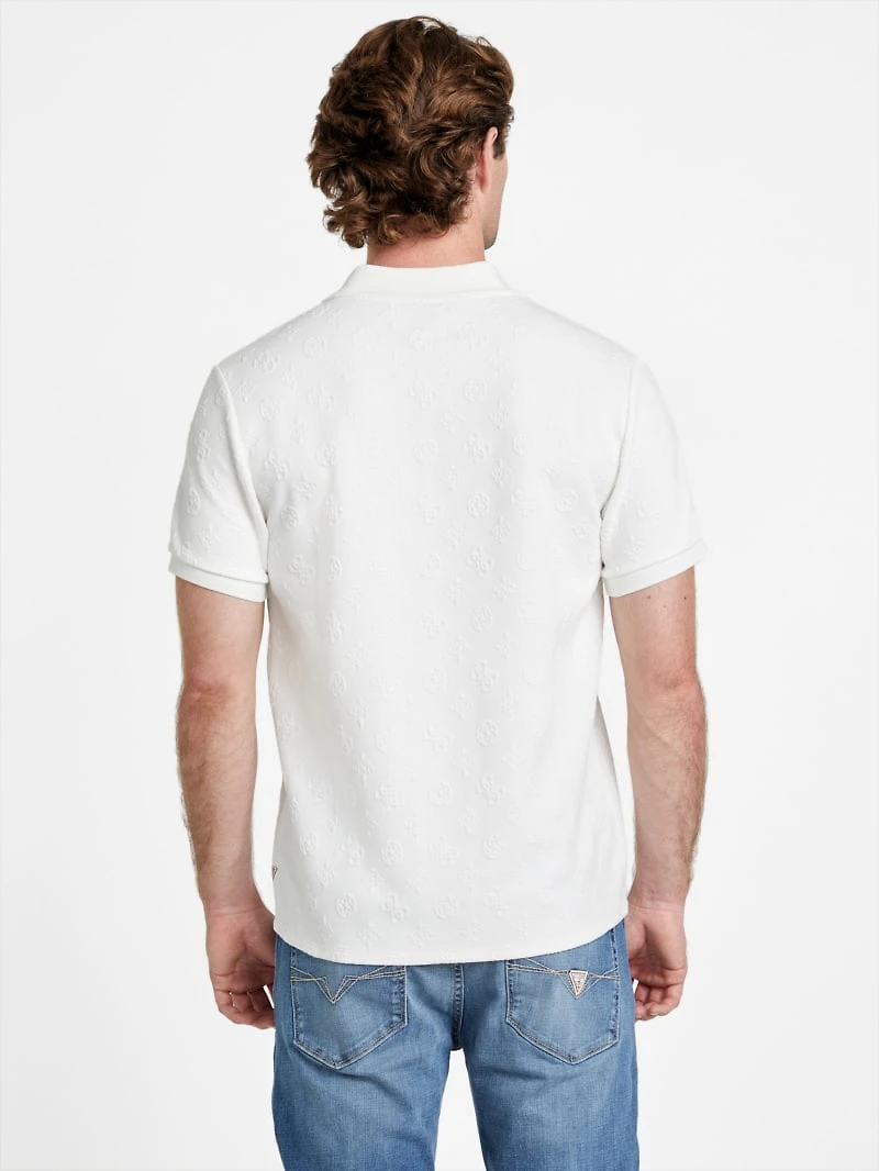 Peony Jacquard Polo